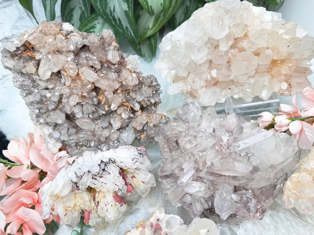 Unique Madagascar Quartz Clusters