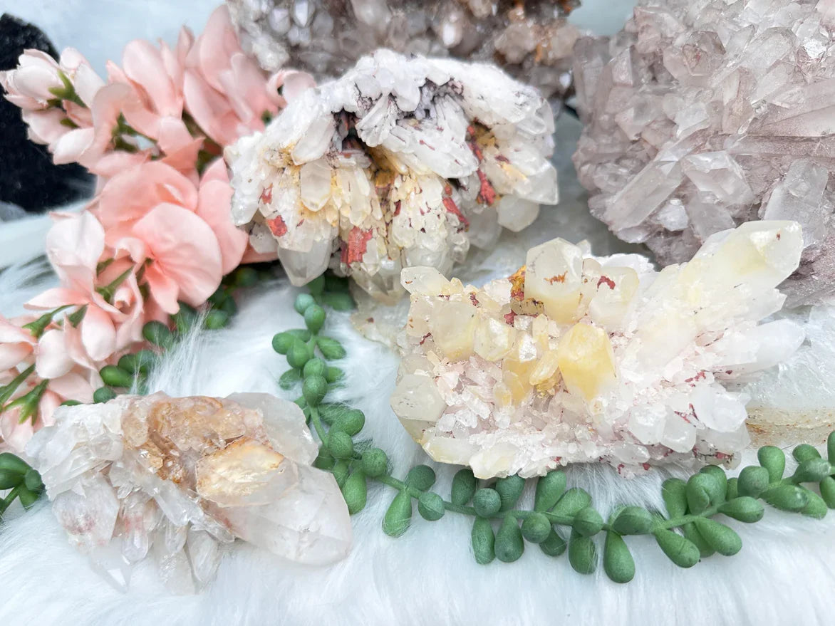 Unique Madagascar Quartz Clusters