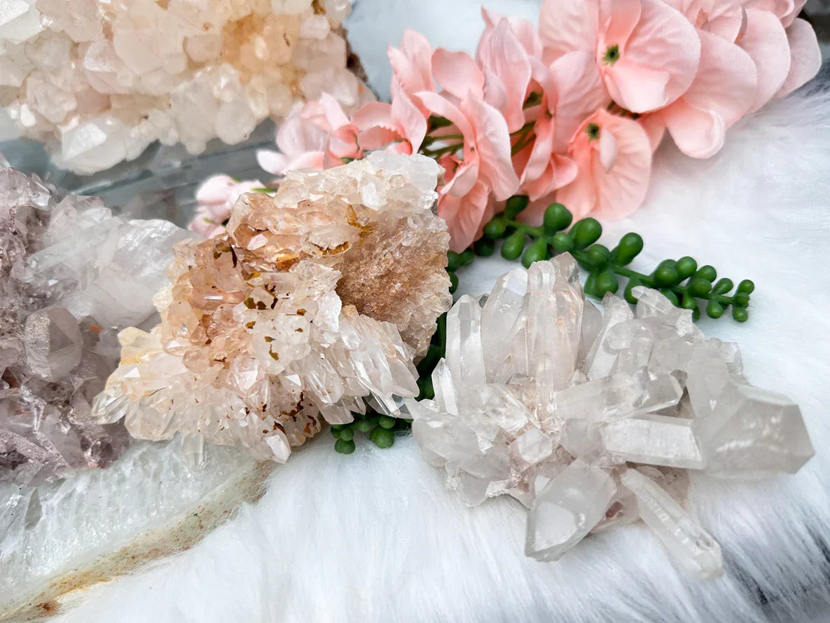 Unique Madagascar Quartz Clusters