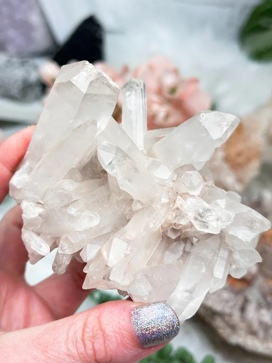 yellow-iron-pink-quartz-cluster