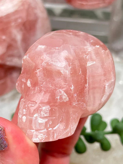 pink-calcite-skull-crystals