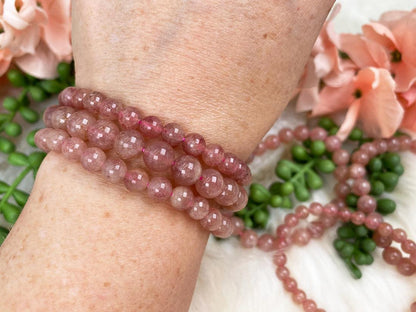 Pink-Red-Aventurine-Bracelets