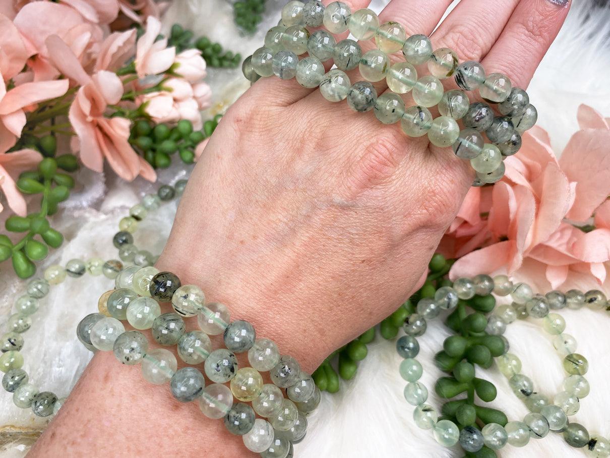 Prehnite-Epidote-Bracelets