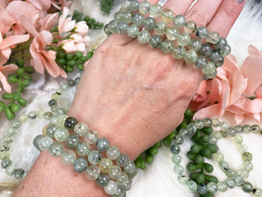 Prehnite-Epidote-Bracelets