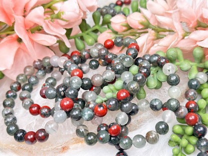 african-bloodstone-beaded-bracelets