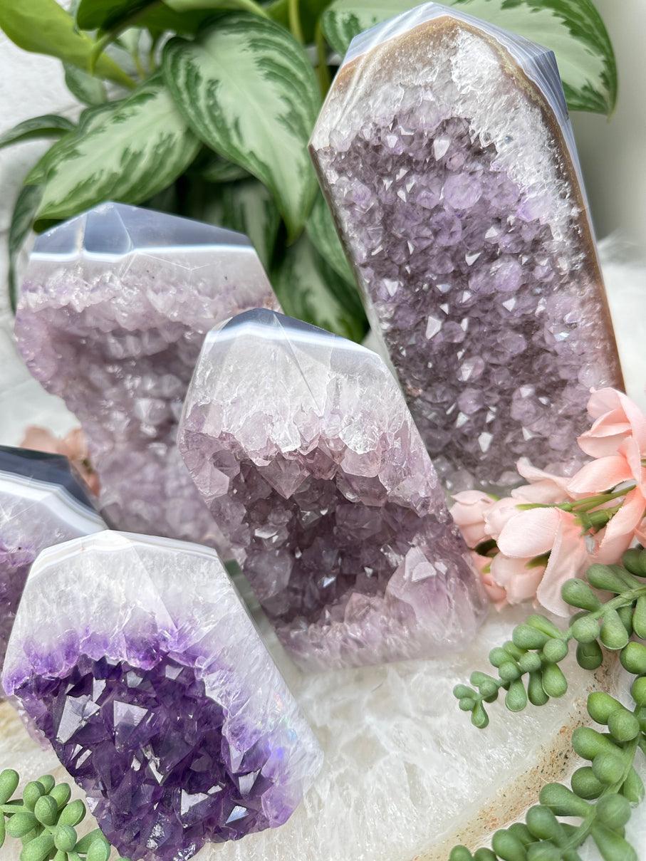 Amethyst Cluster Points