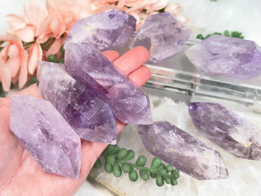 Amethyst Double Points
