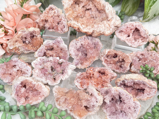 Argentina Pink Amethyst Geodes