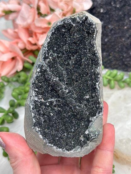 black-druzy-amethyst-cluster