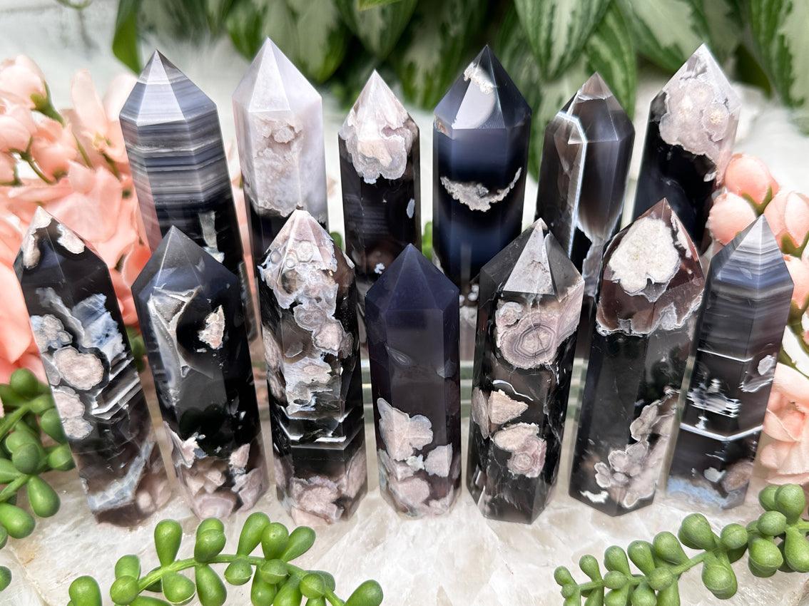 black-flower-agate-crystal-points-for-sale