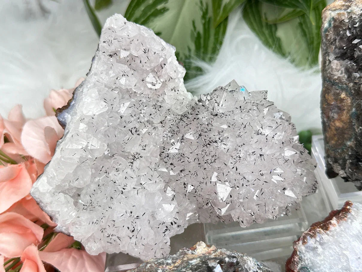 Morocco Goethite Quartz Clusters