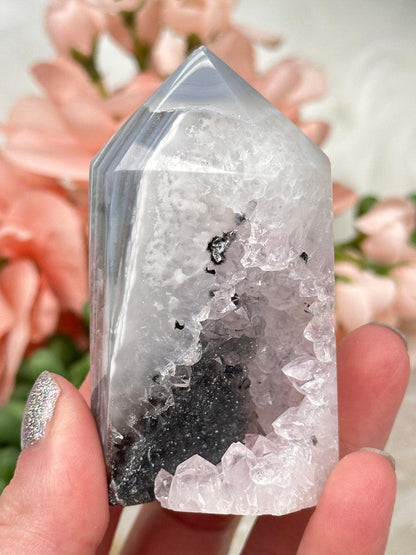 Agate Crystal Points