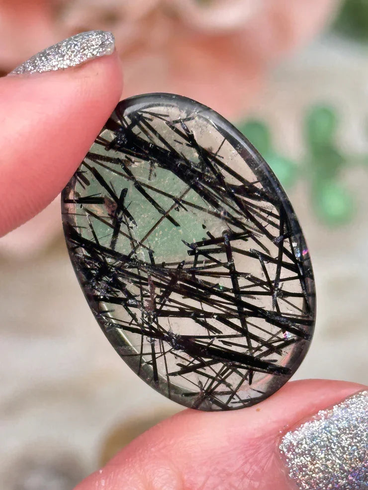 black-tourmaline-quartz-cabochon