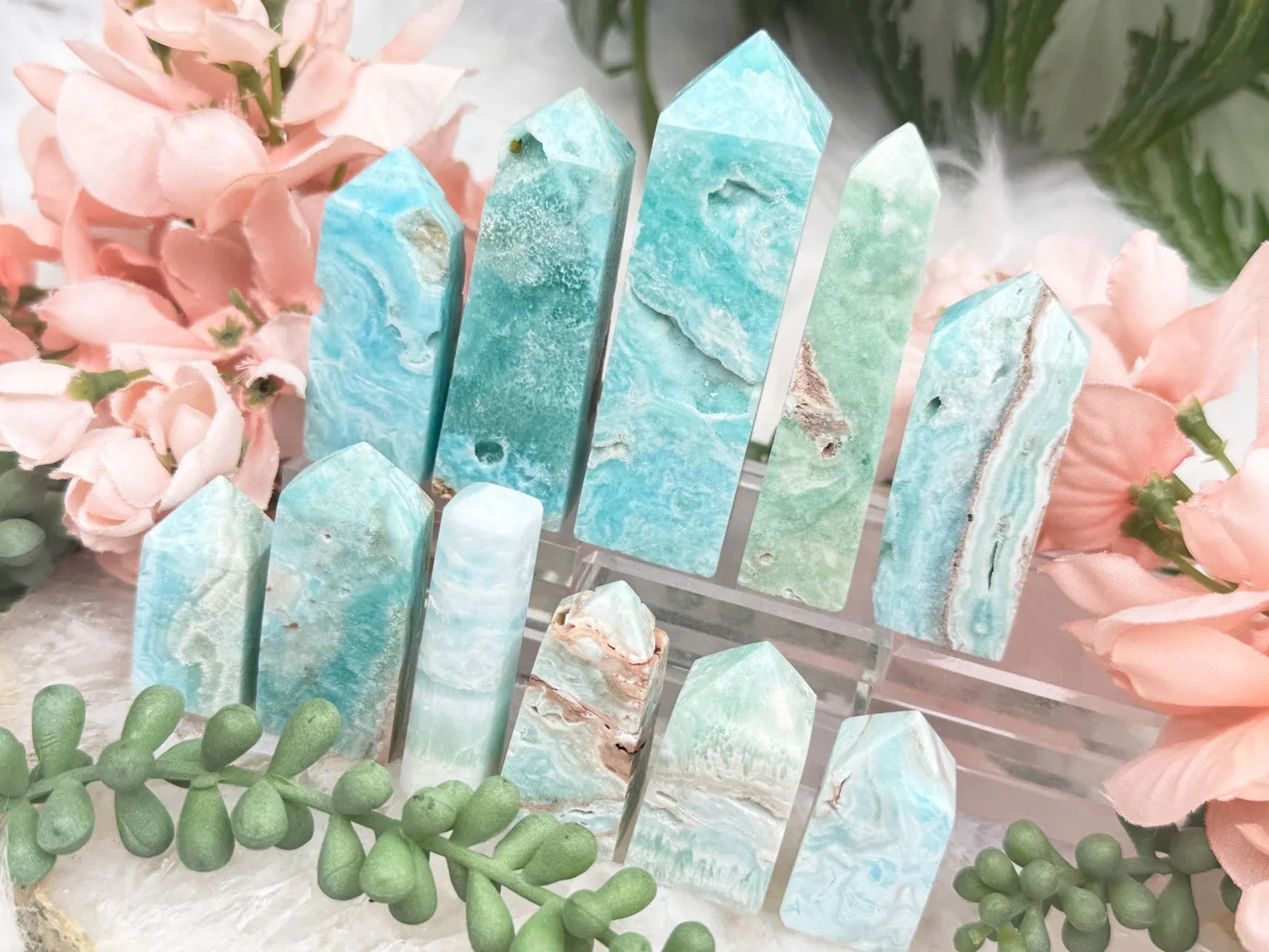 blue-aragonite-points-for-sale