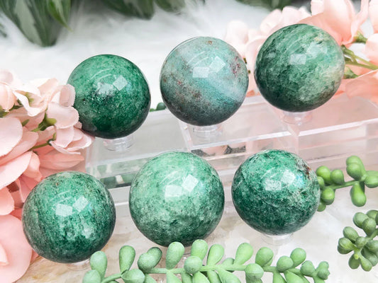 Green Aventurine Spheres