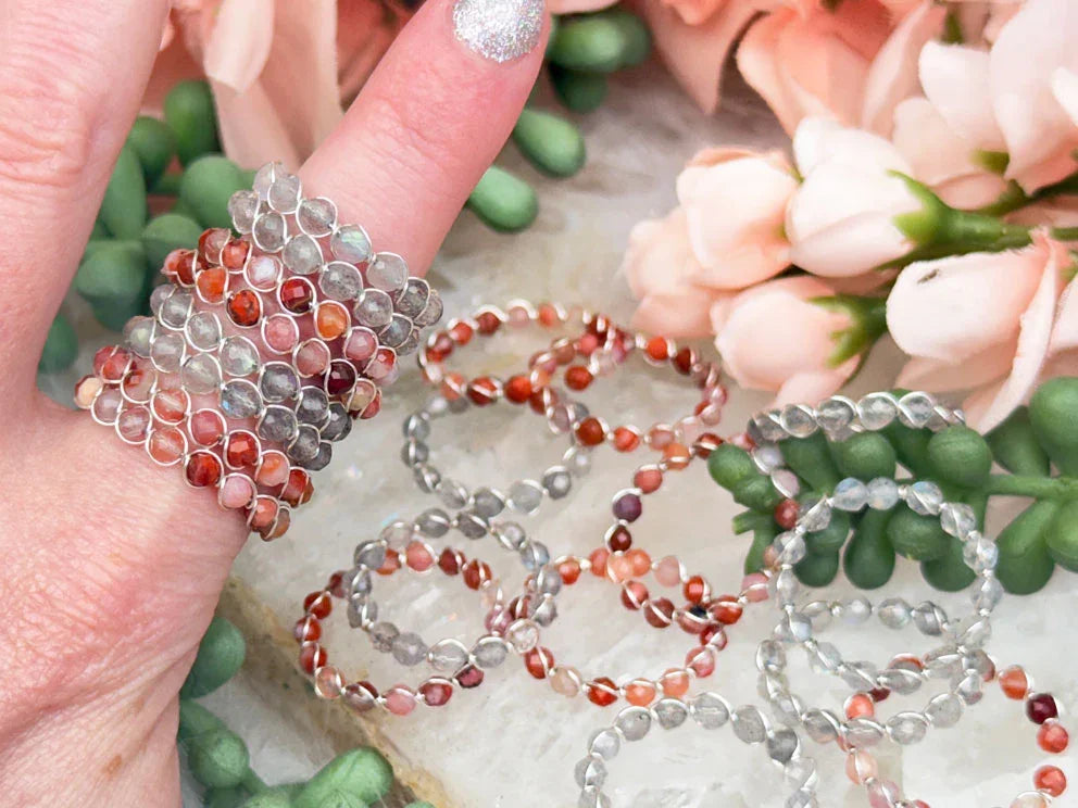 carnelian-labradorite-beaded-rings