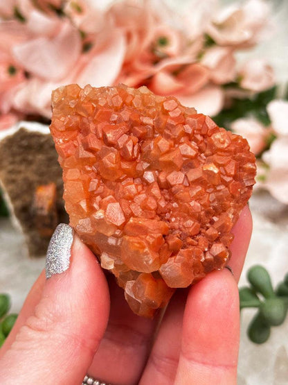 chinese-orange-calcite-cluster