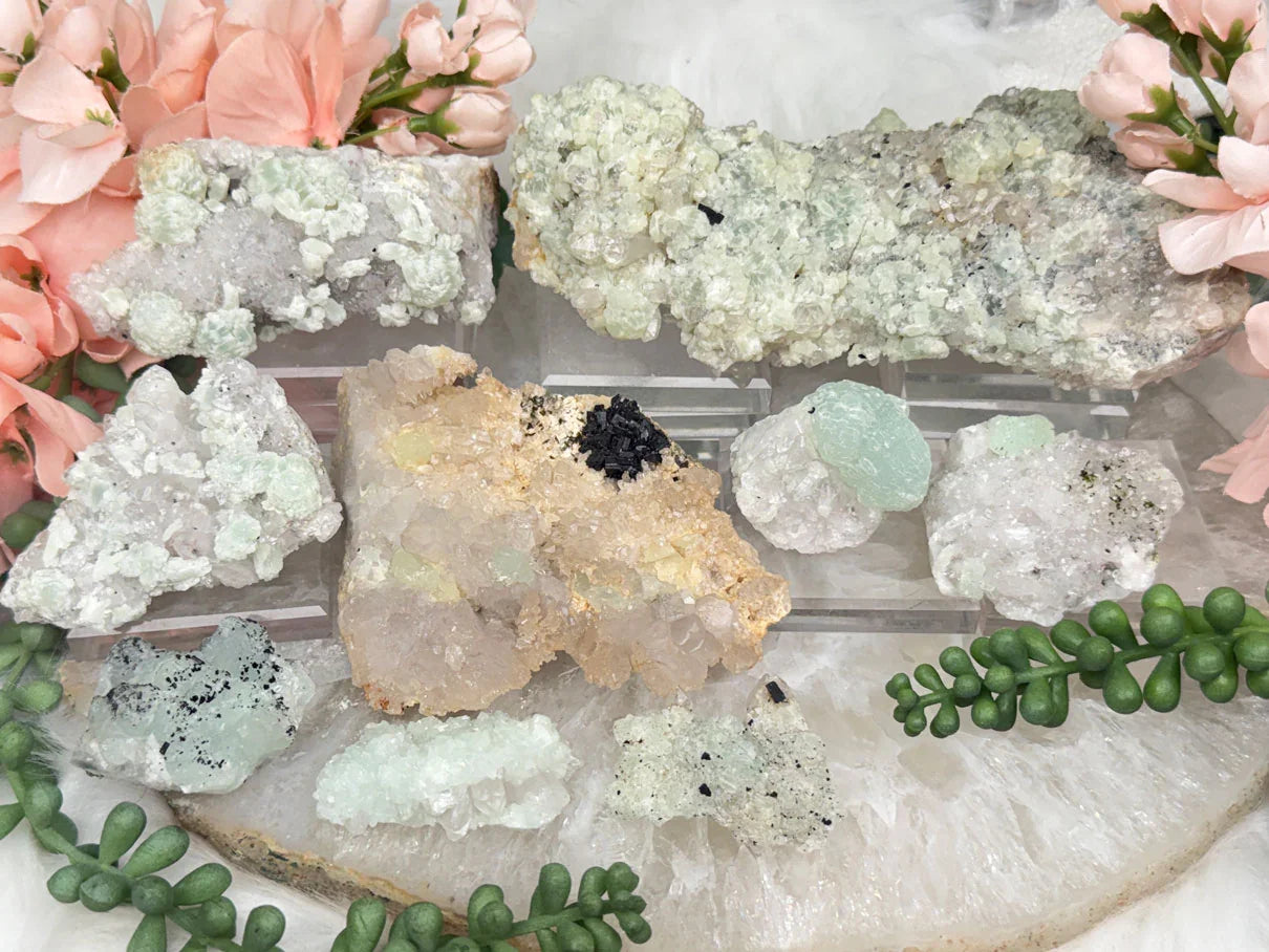 chinese-prehnite-quartz-clusters