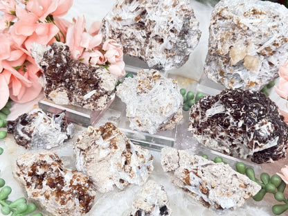 Brown Fluorite Celestite