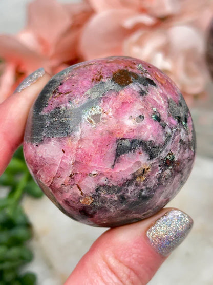 cobalt-calcite-sphere