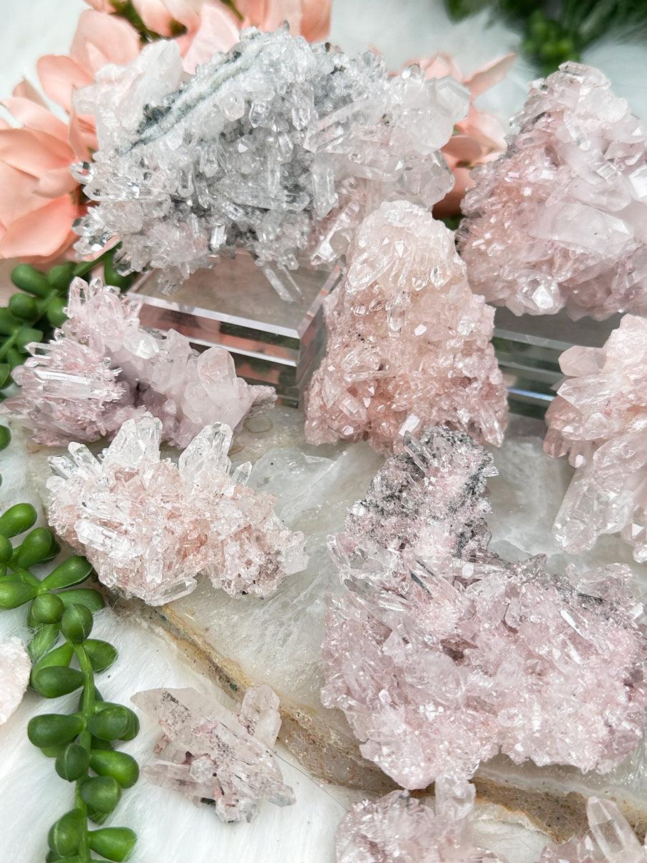 colombian-pink-quartz-clusters
