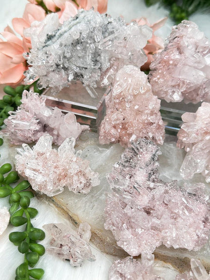 colombian-pink-quartz-clusters