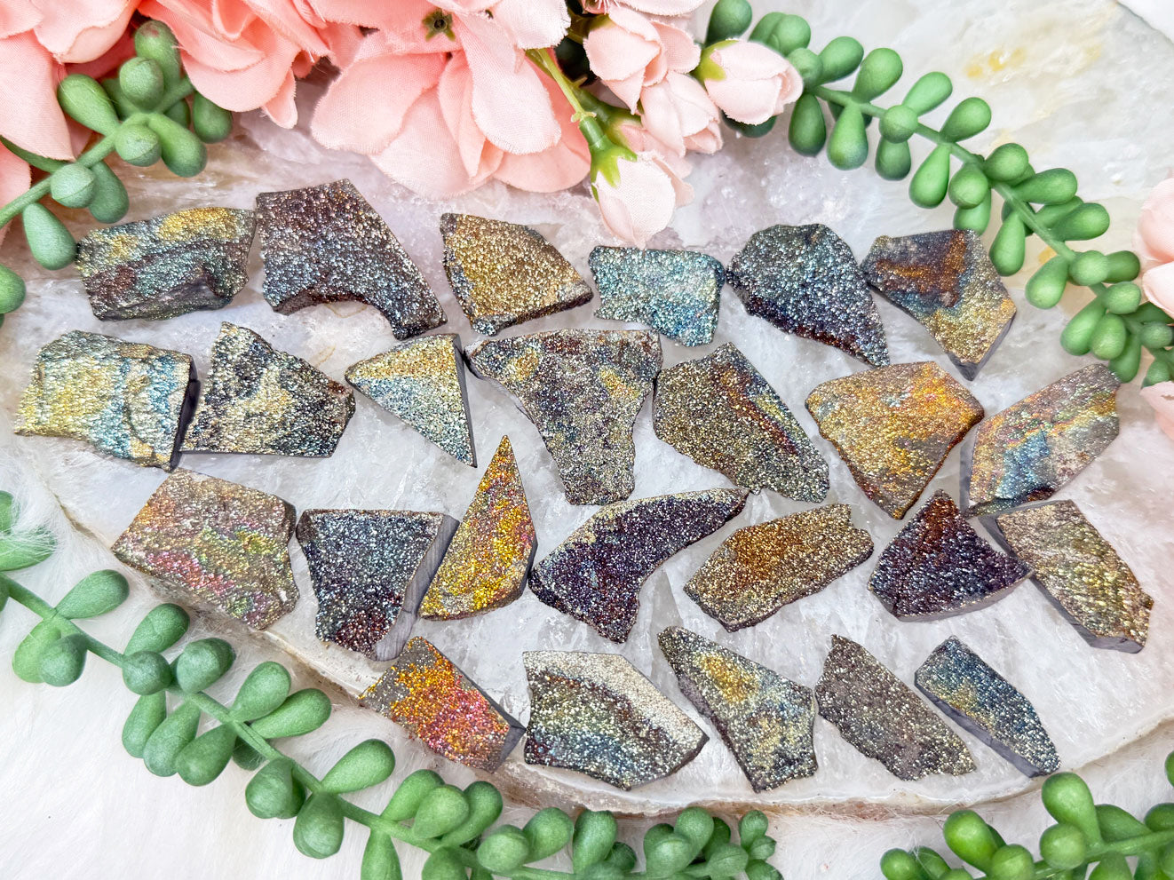 Small Russian Rainbow Pyrite