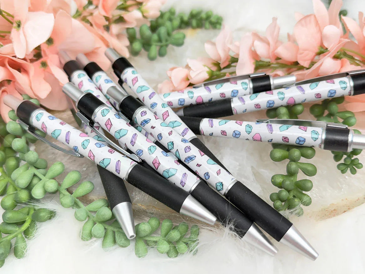 crystal-pattern-ball-point-pens