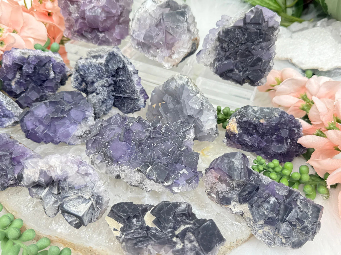 cubic-chinese-fluorite-clusters