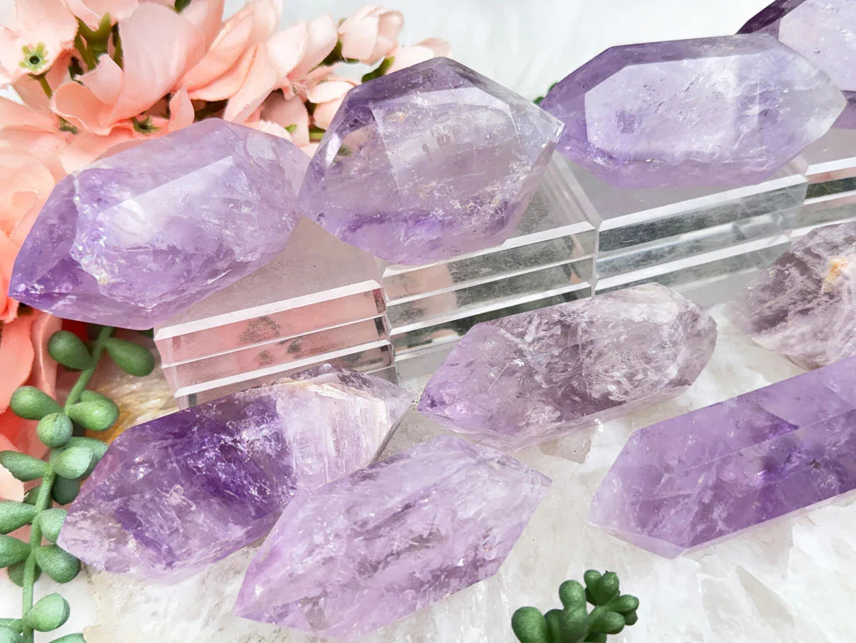 Amethyst Double Points