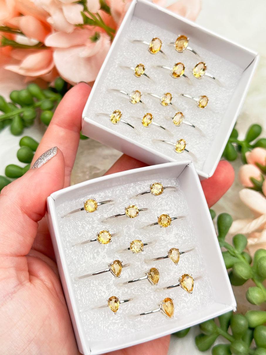 faceted-citrine-rings