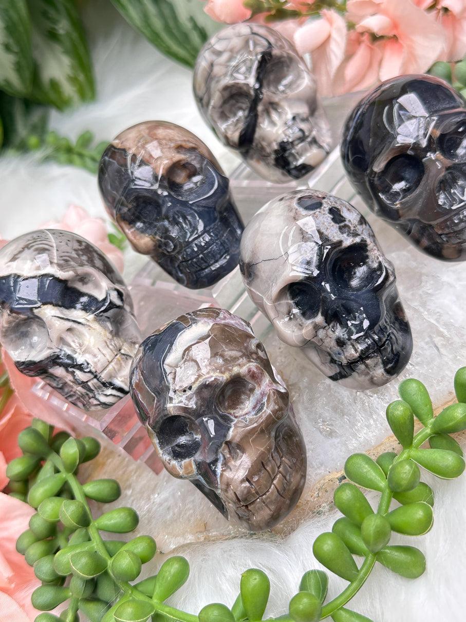 flame-agate-skull-carvings