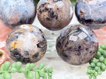 gold-rutile-in-chalcedony-agate-sphere