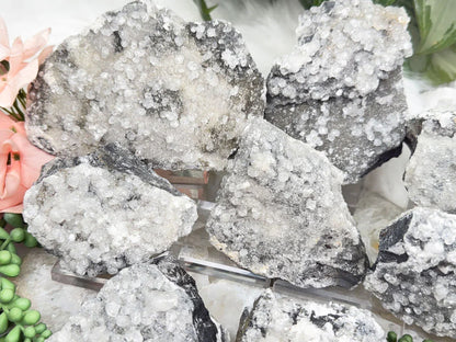 gray-sparkle-calcite-clusters-mexico