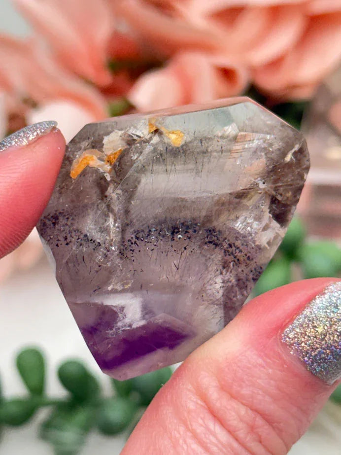 Included Geometric Quartz & Amethyst