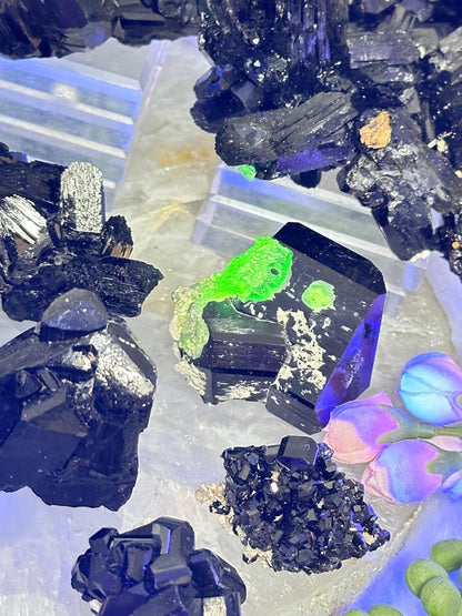 Black Schorl Tourmaline Clusters
