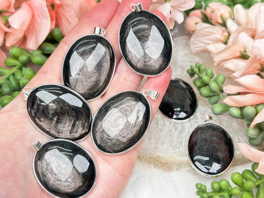 hypersthene-pendants