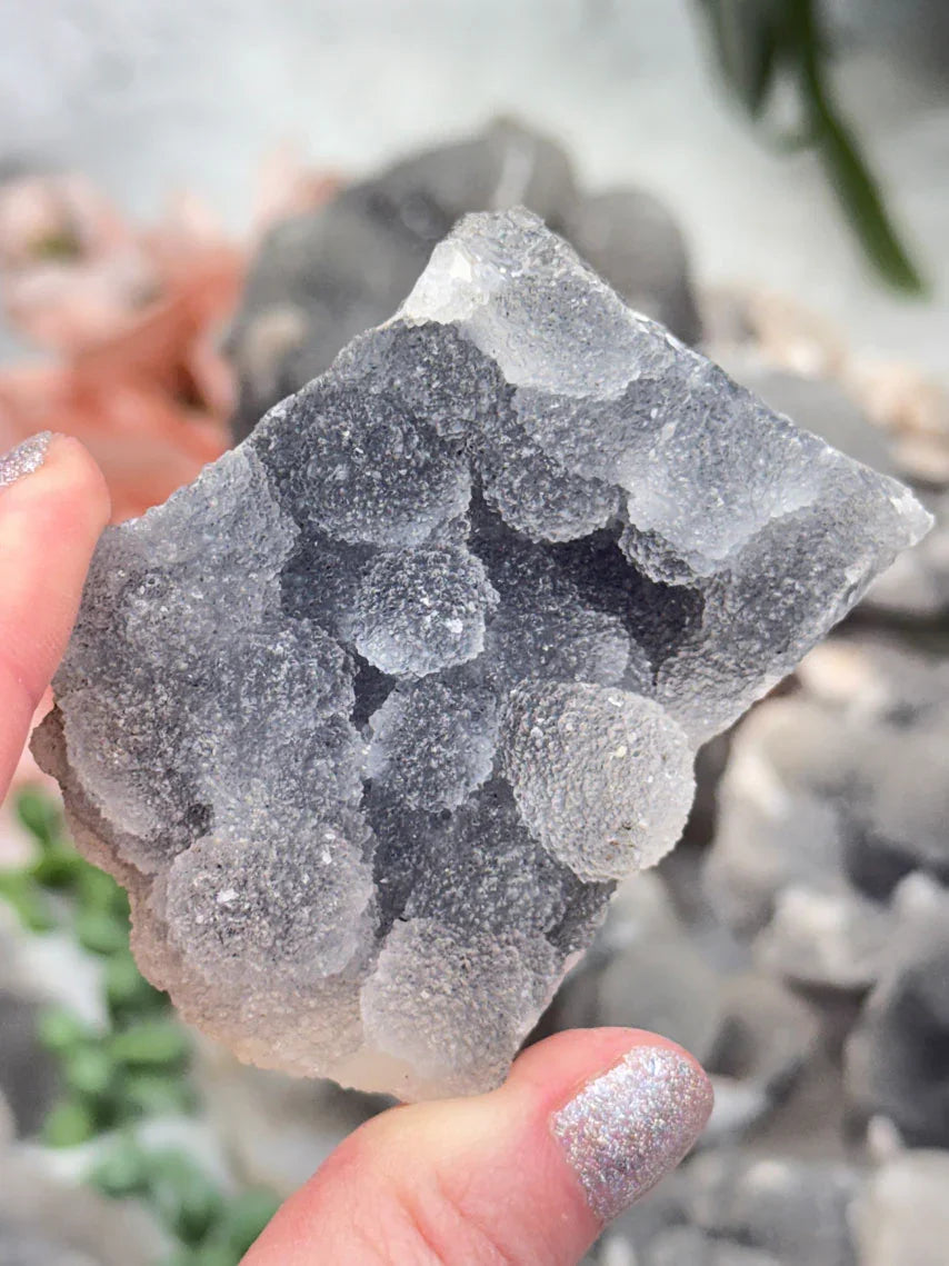 indian-gray-chalcedony-stalactite-cluster