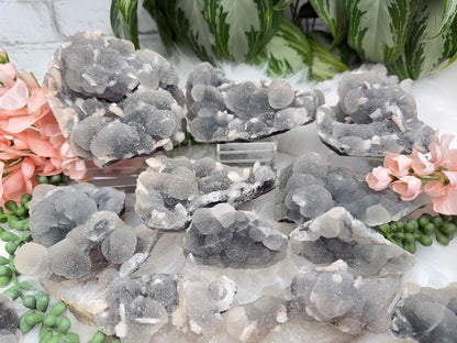 indian-gray-chalcedony-stalactite-clusters