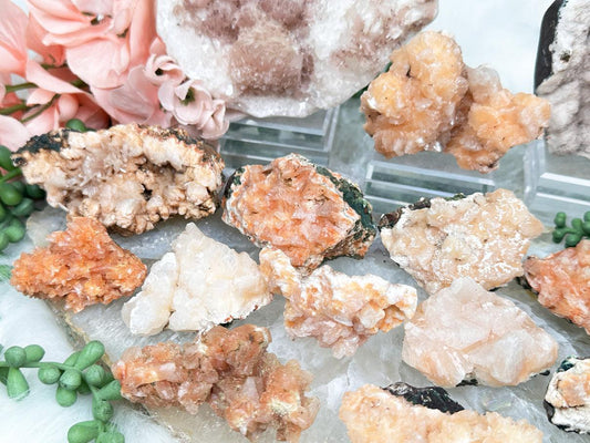 indian-orange-heulandite-clusters