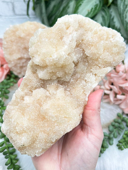 Druzy Peach Stilbite