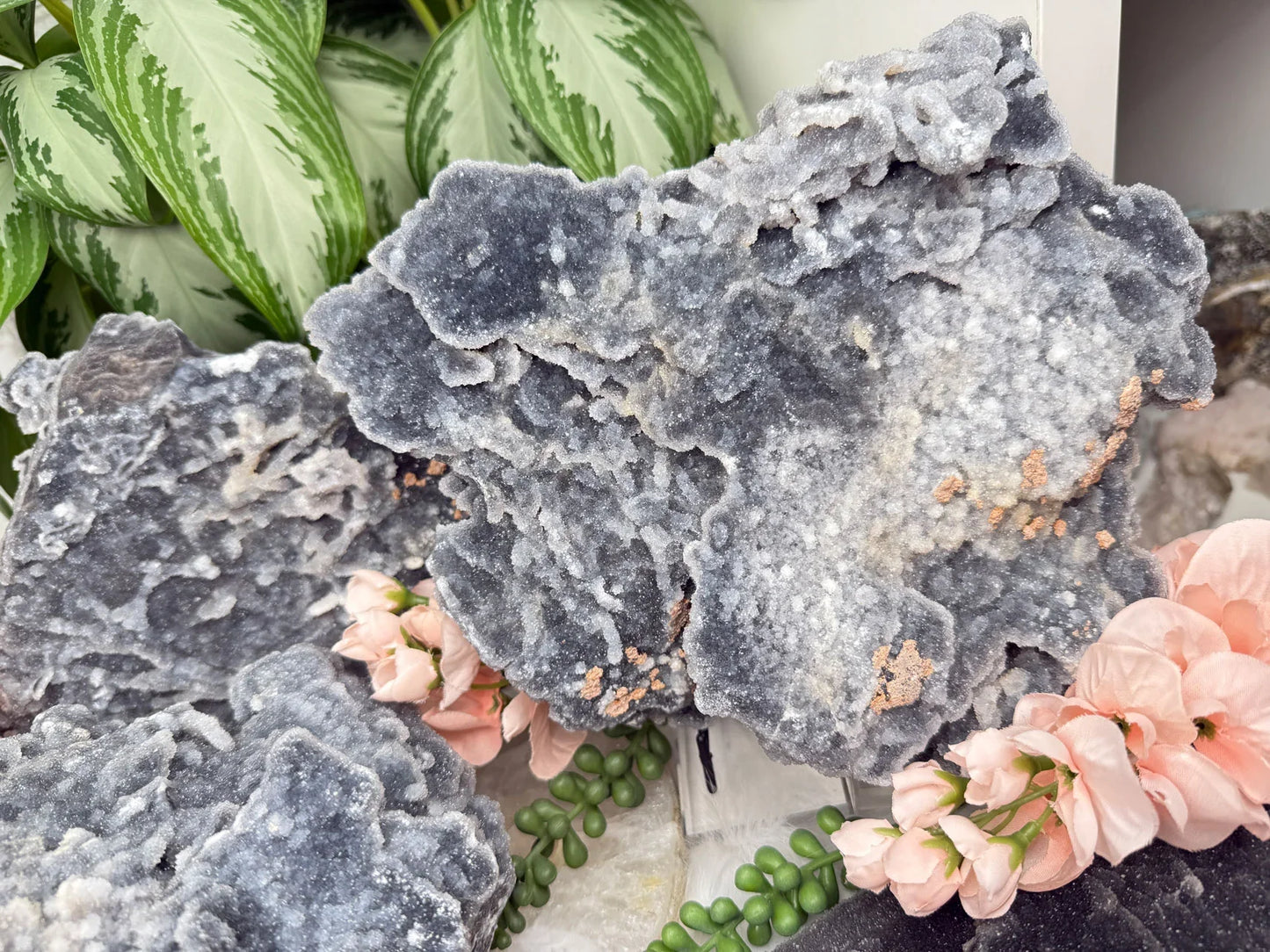 large-gray-druzy-chalcedony-clusters-from-brazil