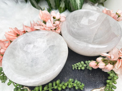 White Quartz Bowls