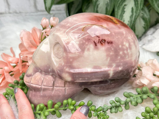 large-pink-polychrome-jasper-skull