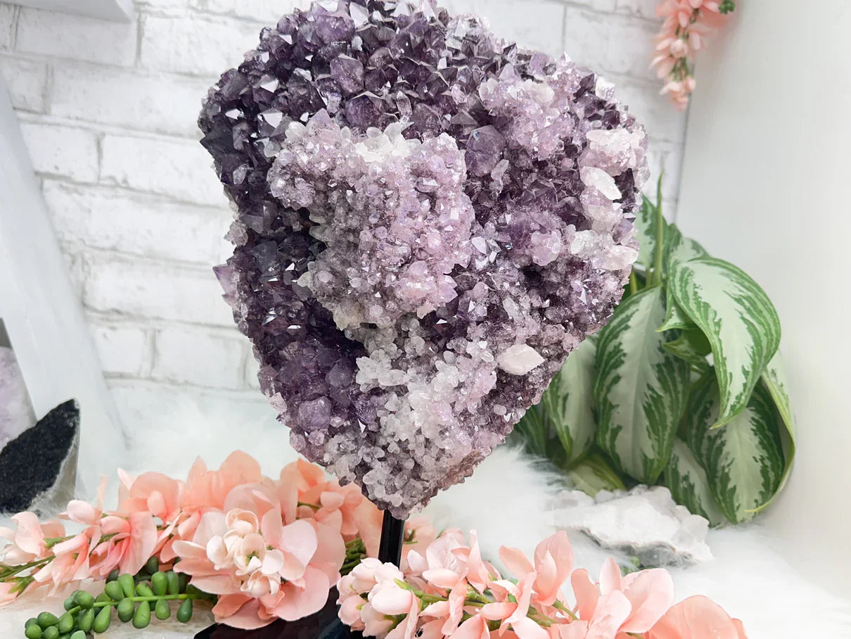 Amethyst Calcite Display Crystal