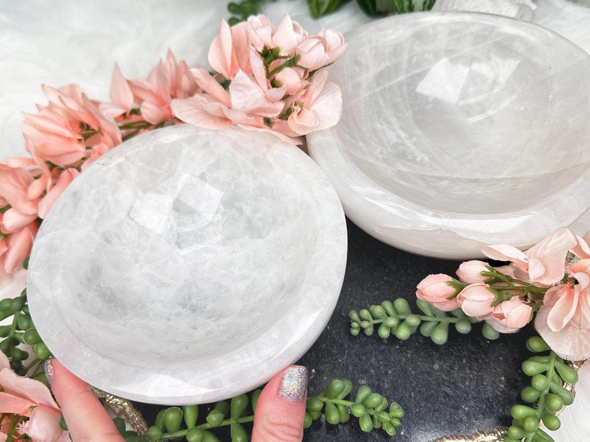 White Quartz Bowls
