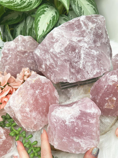 large-raw-rose-quartz-crystals