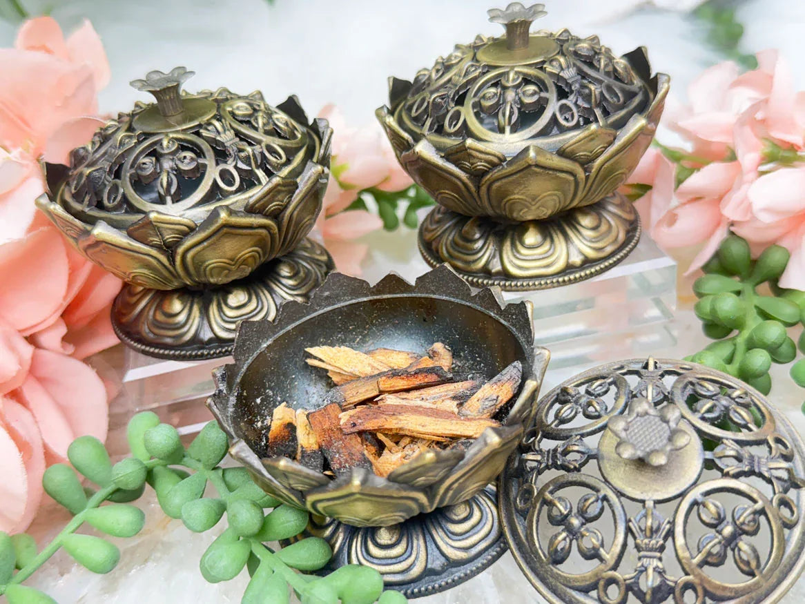 lotus-metal-incense-bowl