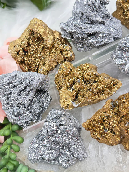 metallic-gold-silver-morocco-quartz-geodes