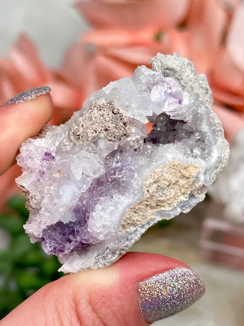 Small Spirit Flower Geodes